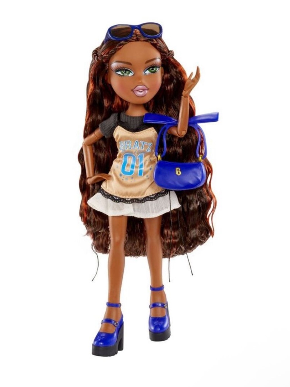 Bratz Stylin' Sasha Fashion Doll with Customizable T-Shirt & Accessories *NEW*
